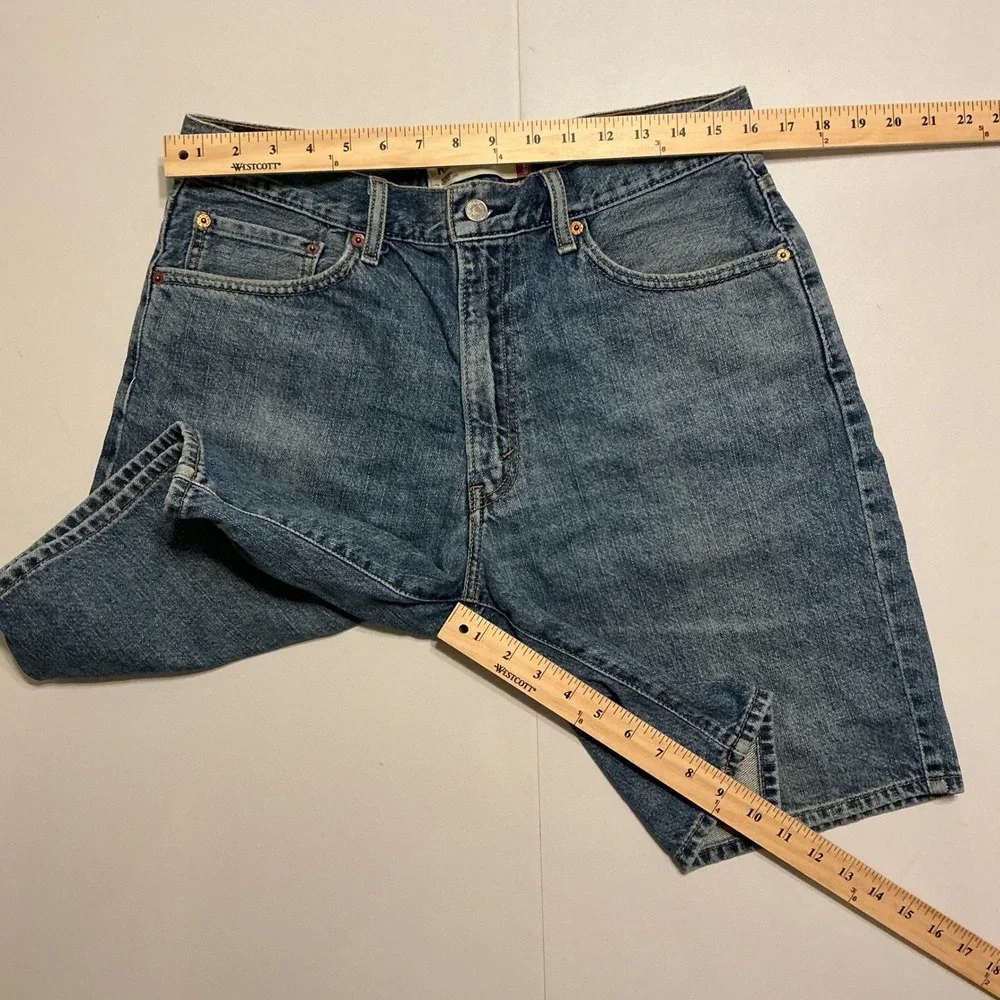 VTG Y2K Levis 550 Baggy Jorts Skater Streetwear‎ Relaxed Fit Mens 34 Medium Wash